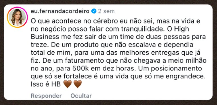 Depoimento Fernanda Cordeiro
