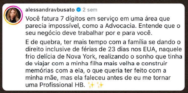 Depoimento Alessandra Busatto
