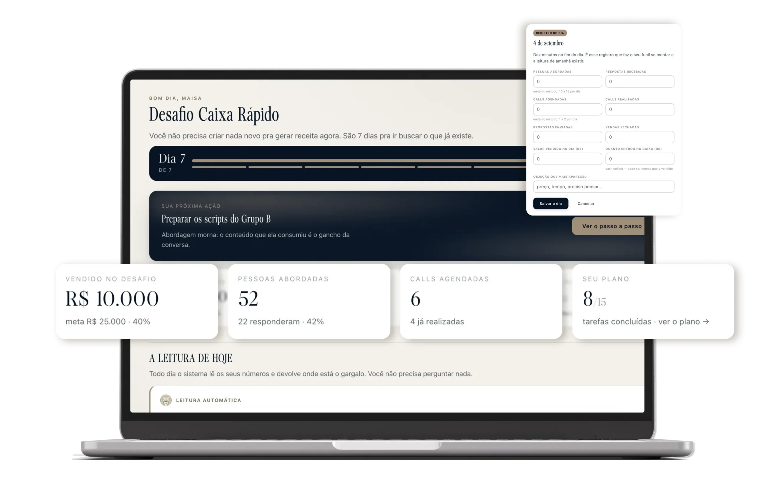 Dash de Acompanhamento — Desafio Caixa Rápido